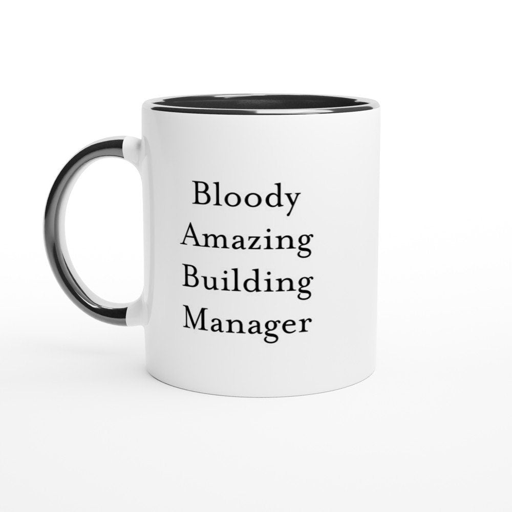Bloody Amazing Building Manager Mug - The Profanity Shop