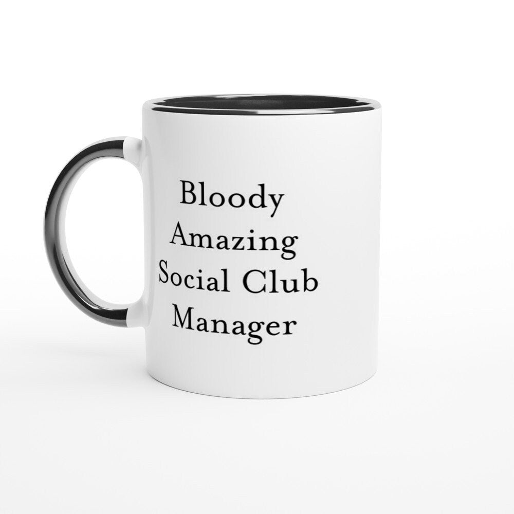 Bloody Amazing Social Club Manager Mug - The Profanity Shop