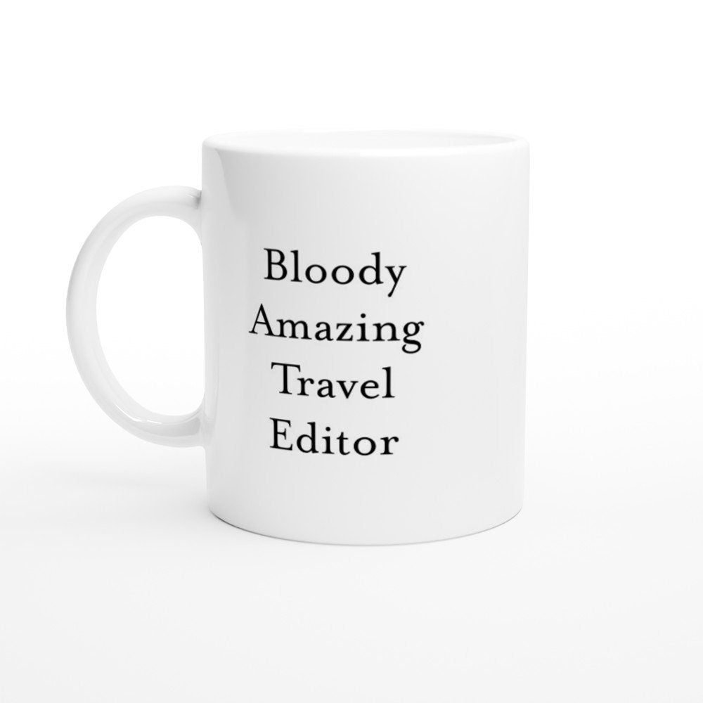 Bloody Amazing Travel Editor Mug - The Profanity Shop