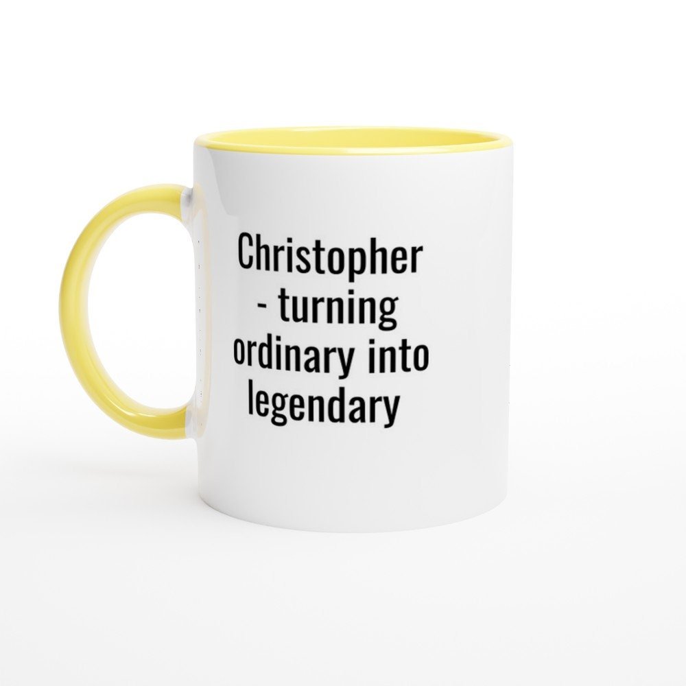 Christopher Turning Ordinary into Legendary Mug - The Profanity Shop