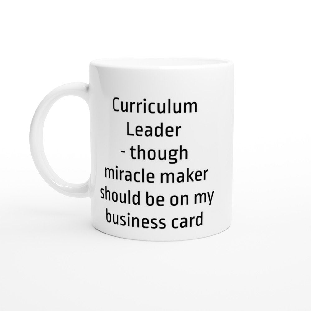 Curriculum Leader Miracle Maker Mug - The Profanity Shop