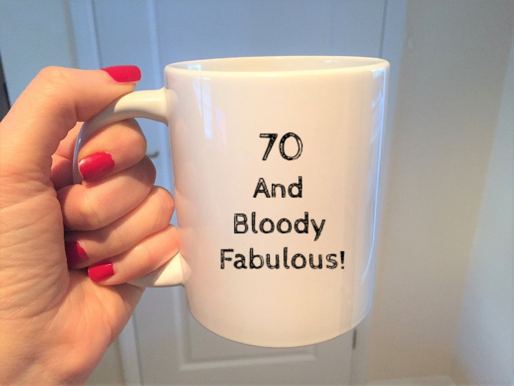 70th Birthday Mug - The Profanity Shop